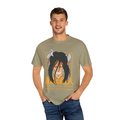 Attack on Titan Unisex Garment-Dyed T-shirt | Manga Fans Shirt | Anime Apparel | Comic Con Gift | Casual Wear | Unique Gift