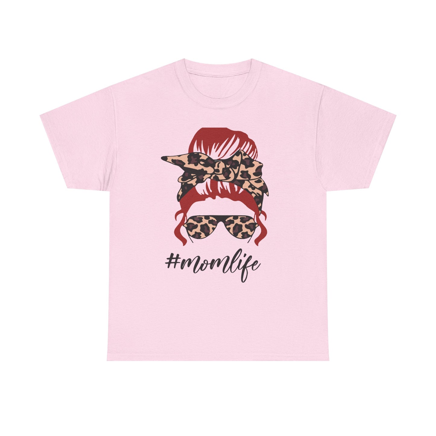 #Momlife Unisex Heavy Cotton Tee - Stylish & Comfortable T-Shirt for Moms