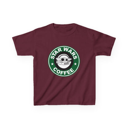 Star Wars Coffee Kids Tee, Fun Graphic T-shirt for Boys & Girls, Perfect for Birthdays, Star Wars Fans, Casual Wear