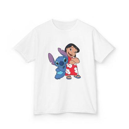 Kids Hawaiian Style T-Shirt with Stitch and Lilo