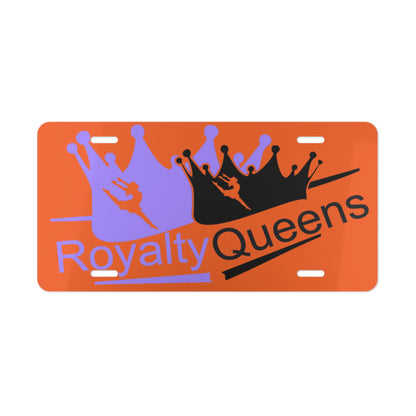 Royalty Queens Vanity Plate, Custom Car Decor, Unique Gift for Queens, Personalized License Plate, Fun Car Accessory, Vehicle Humor