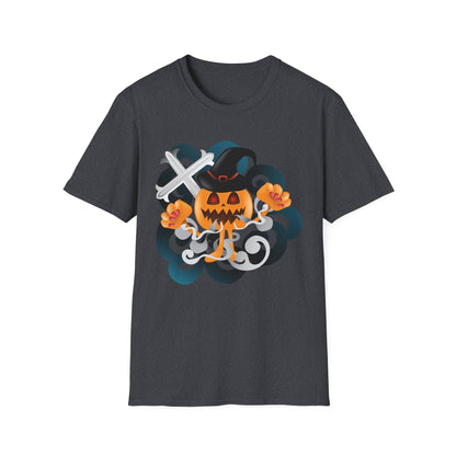 Halloween Pumpkin Graphic Tee, Unisex T-Shirt, Fall Fashion, Spooky Season Shirt, Trick or Treat Apparel, Casual Halloween Outfit