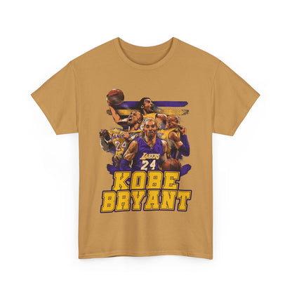 Kobe Bryant Tribute Unisex Heavy Cotton Tee - Basketball Legend Shirt