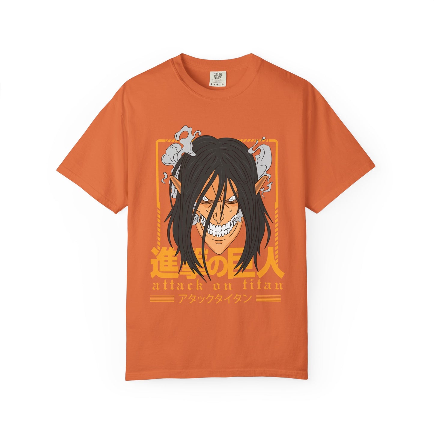Attack on Titan Unisex Garment-Dyed T-shirt | Manga Fans Shirt | Anime Apparel | Comic Con Gift | Casual Wear | Unique Gift