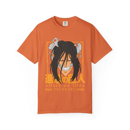 Attack on Titan Unisex Garment-Dyed T-shirt | Manga Fans Shirt | Anime Apparel | Comic Con Gift | Casual Wear | Unique Gift