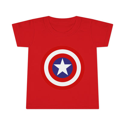 Captain Shield Toddler T-shirt, Kids Superhero Shirt, Birthday Outfit, Gift for Boys, Marvel Inspired Apparel