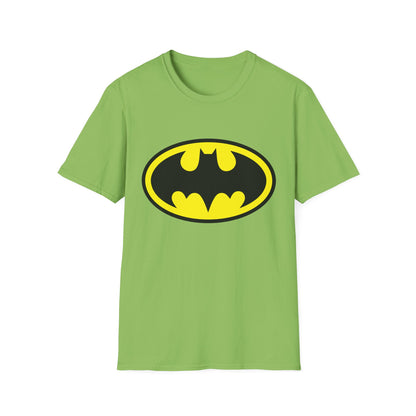 Batman Logo Unisex Softstyle T-Shirt | Fun Graphic Tee for Fans | Perfect Gift for Birthdays, Comic Con, Halloween