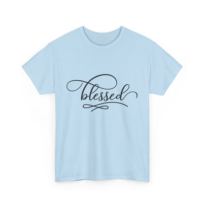 Blessed Unisex Heavy Cotton Tee - Comfortable and Meaningful Shirt for Everyday Wear