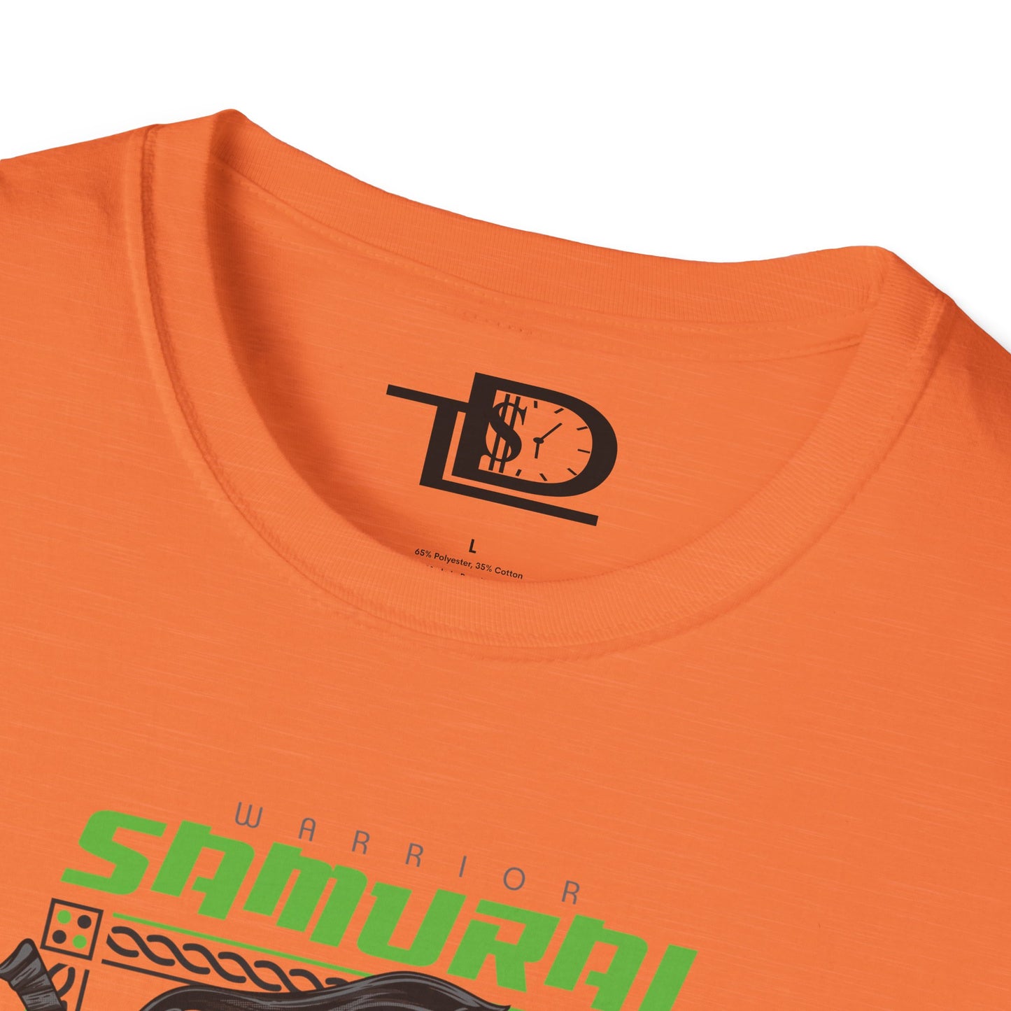 Samurai Graphic Tee, Unisex Softstyle T-Shirt, Anime Casual Wear, Gift for Gamers, Streetwear Fashion, Perfect for Conventions