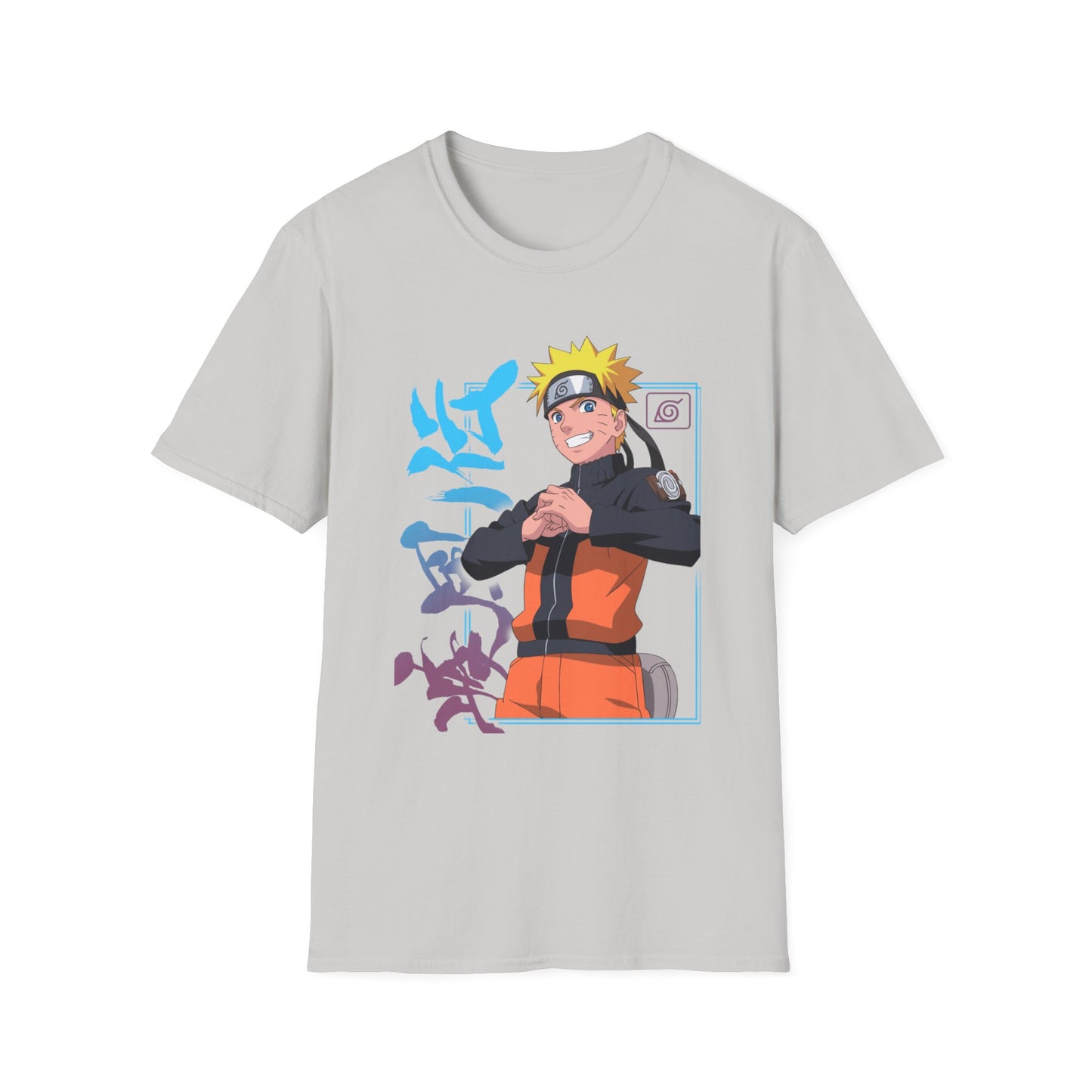 Anime-Inspired Unisex Softstyle T-Shirt - Naruto Design