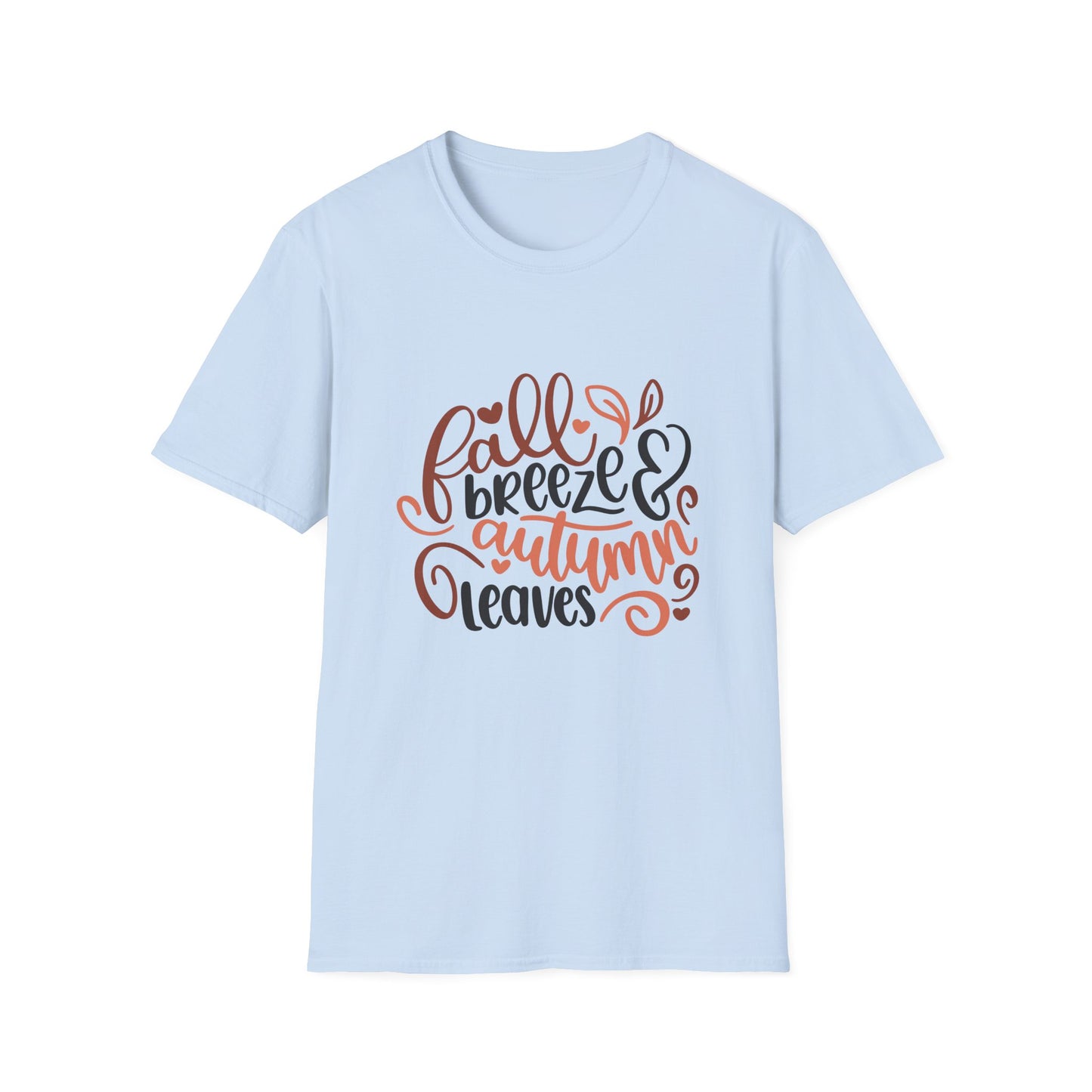 Cozy Autumn Unisex T-Shirt - Fall Breeze & Autumn Leaves, Seasonal Tee, Gift for Fall Lovers, Harvest Outfit, Stylish Casual Wear