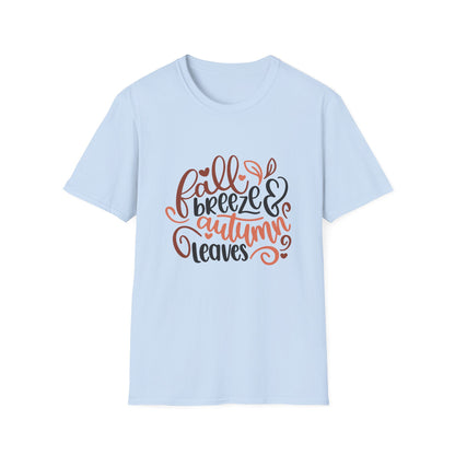 Cozy Autumn Unisex T-Shirt - Fall Breeze & Autumn Leaves, Seasonal Tee, Gift for Fall Lovers, Harvest Outfit, Stylish Casual Wear
