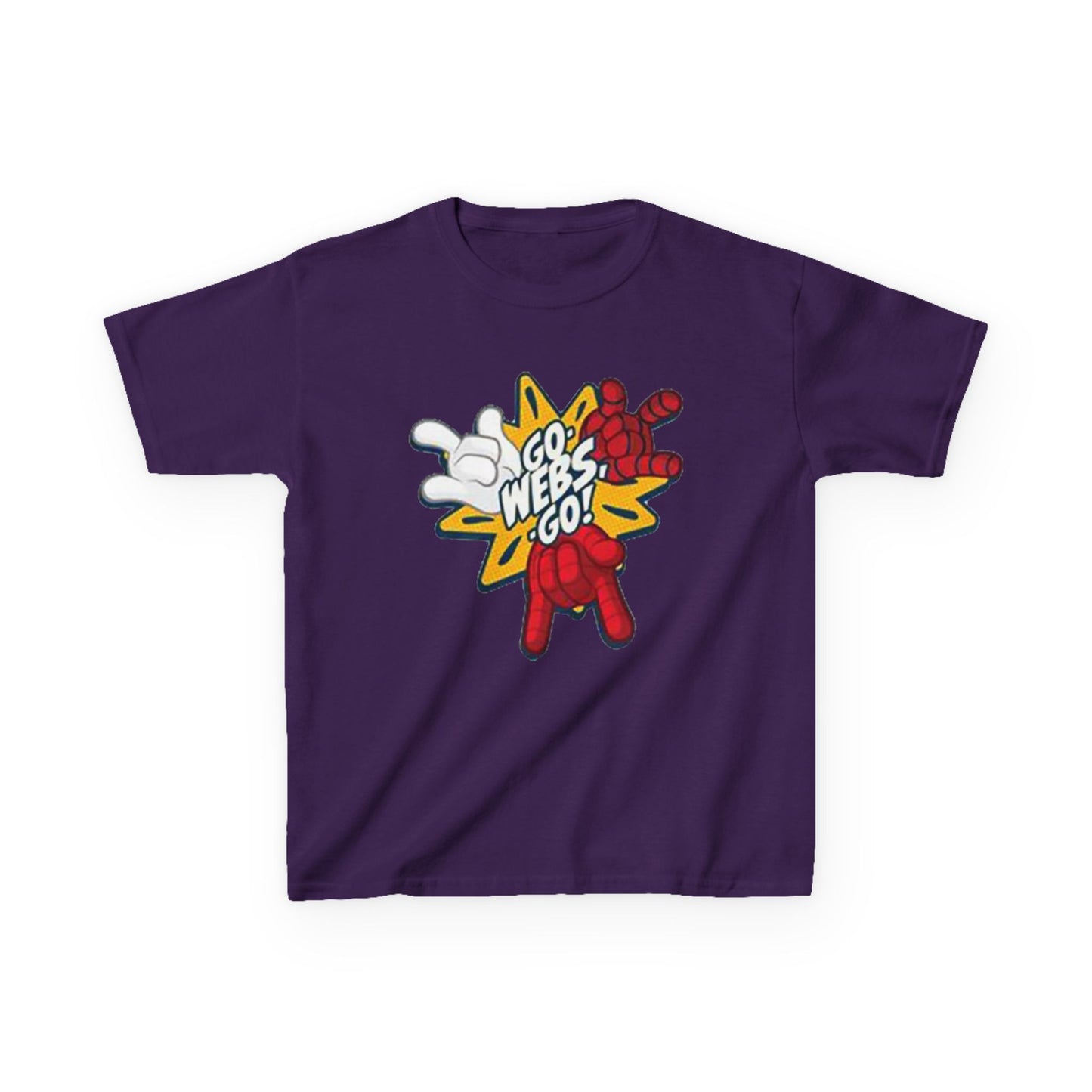 Kids Superhero Graphic Tee - Go Webs Go!