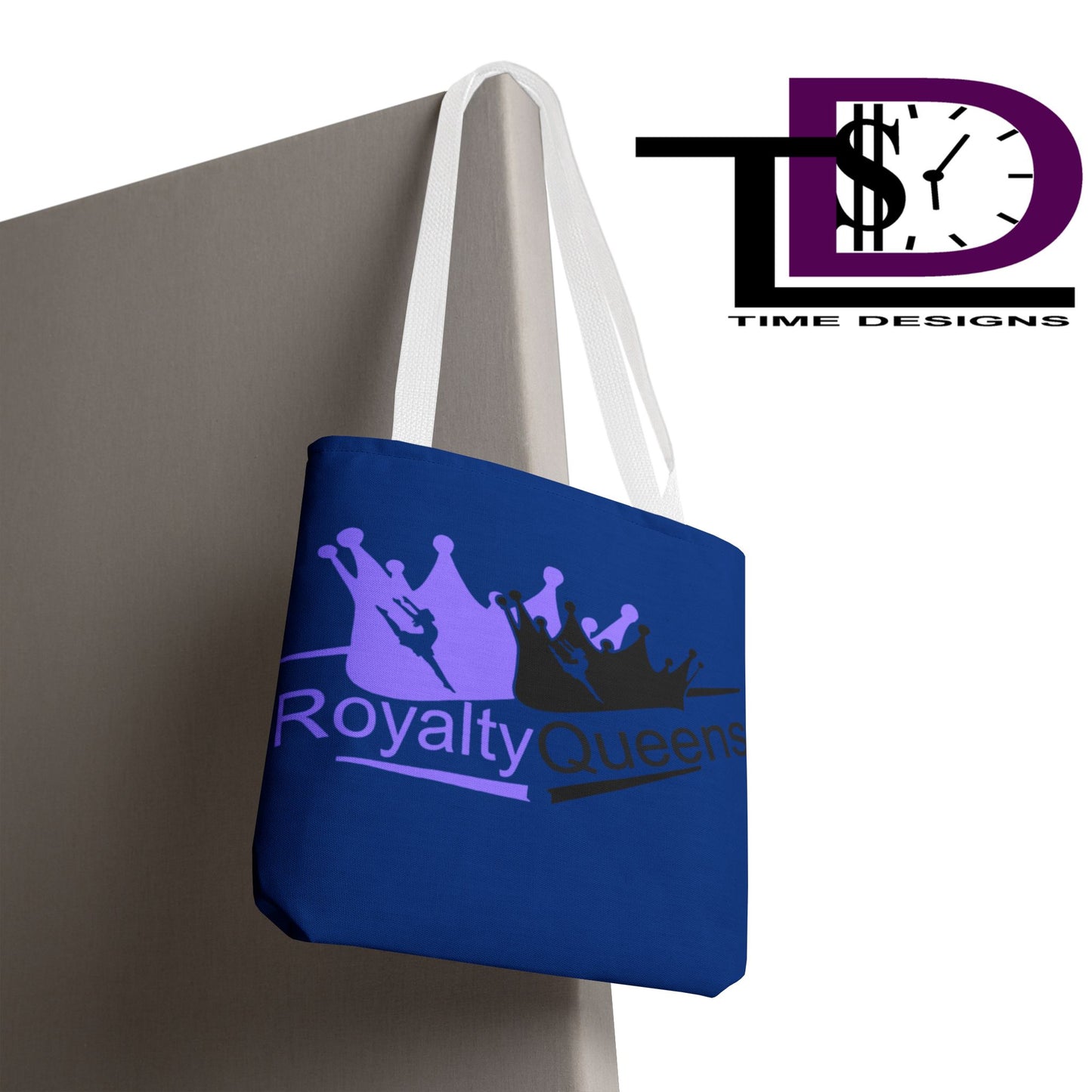Royalty Queens Tote Bag | Stylish Everyday Carryall | Gift for Queens | Shopping, Beach, Travel, or Gym
