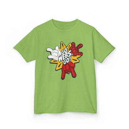 Kids Superhero Graphic Tee - Go Webs Go!