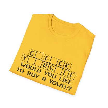 Funny Unisex T-Shirt - "G F C K Y R S L F" Graphic Tee - Perfect Gift for Casual Wear