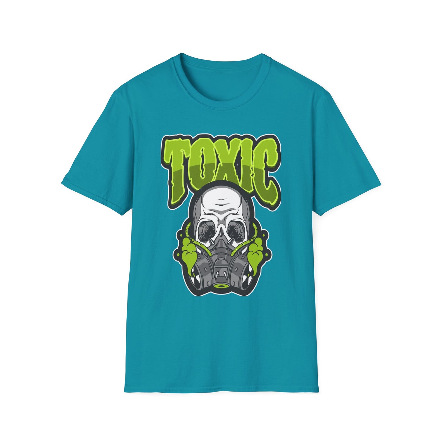 Toxic Skull Graphic Tee - Unisex Softstyle T-Shirt