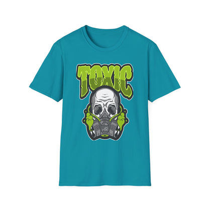 Toxic Skull Graphic Tee - Unisex Softstyle T-Shirt