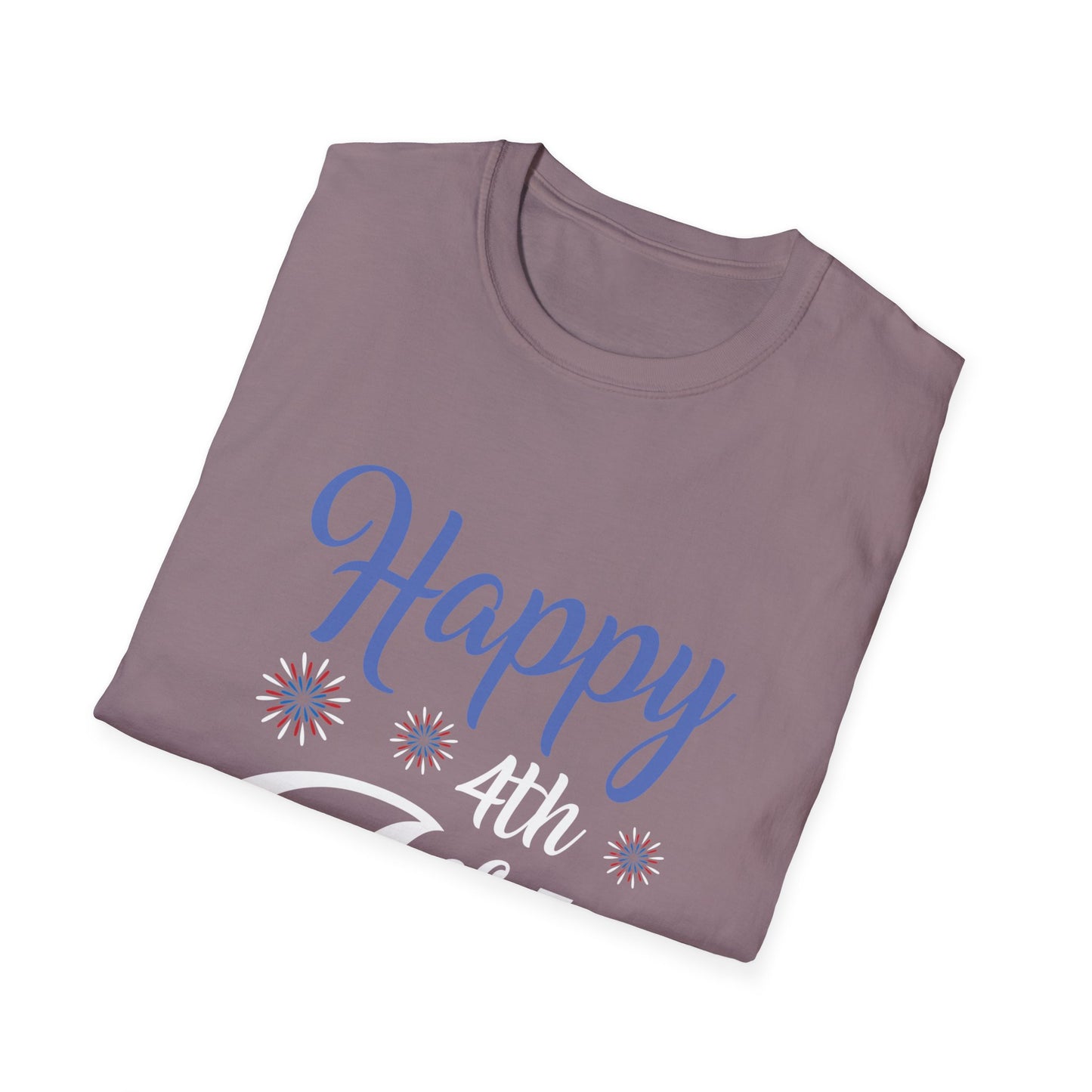 Happy Vibes Unisex Softstyle T-Shirt | Casual Wear, Gift for Friends, Birthday Gift, Positivity Shirt, Everyday Comfort
