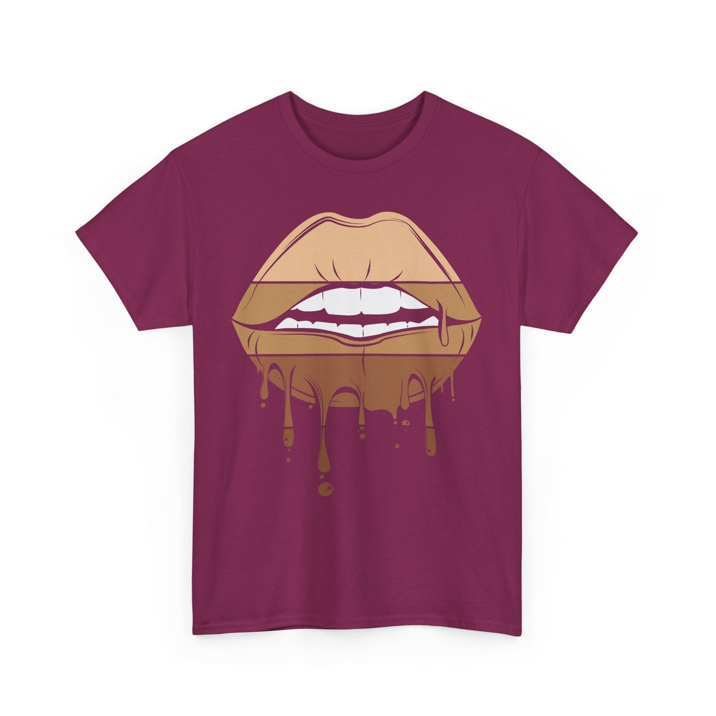 Chic Bold Lip Graphic Tee - Unisex Heavy Cotton