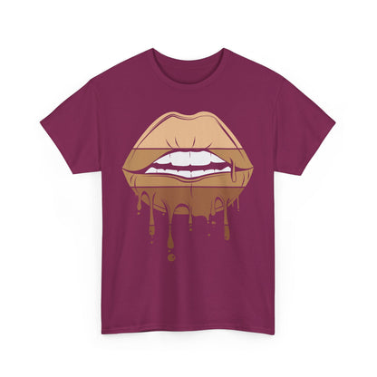 Chic Bold Lip Graphic Tee - Unisex Heavy Cotton
