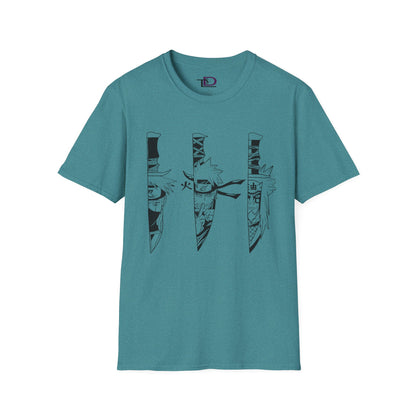 Cool Graphic Unisex T-Shirt with Edgy Knife Design