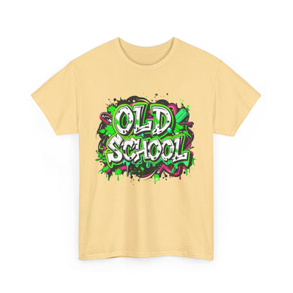 Retro Graffiti T-Shirt | Unisex Heavy Cotton Tee | Old School Vibe | Streetwear Fashion | Vintage Graphic Tee | Urban Style Wear | Fun Gift