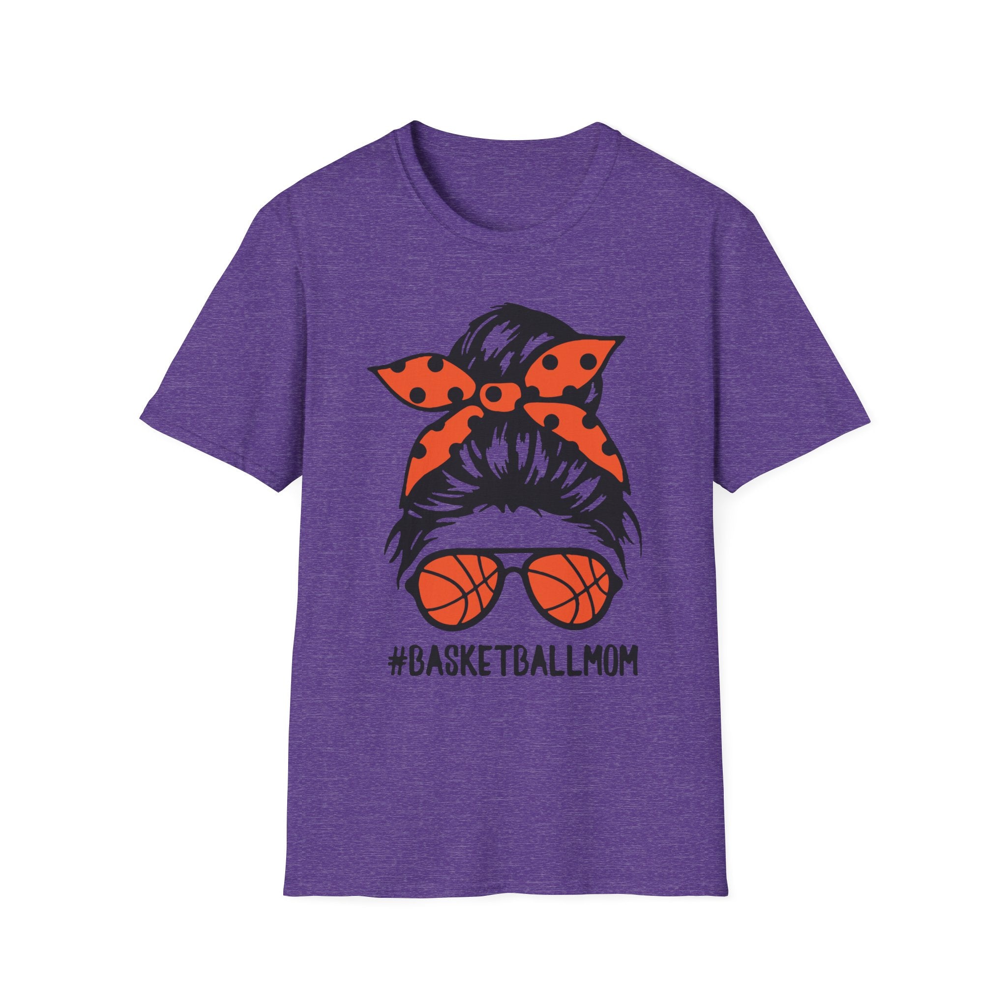 #BasketballMom Unisex Softstyle T-Shirt - Fun and Stylish Tee for Basketball Moms