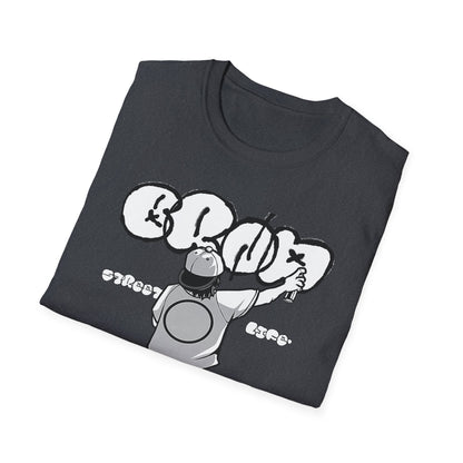 Skateboard Graffiti T-Shirt – Unisex Softstyle Tee for Streetwear Fans