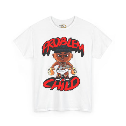 Problem Child Unisex Heavy Cotton Tee - Bold Graphic for Streetwear Lovers