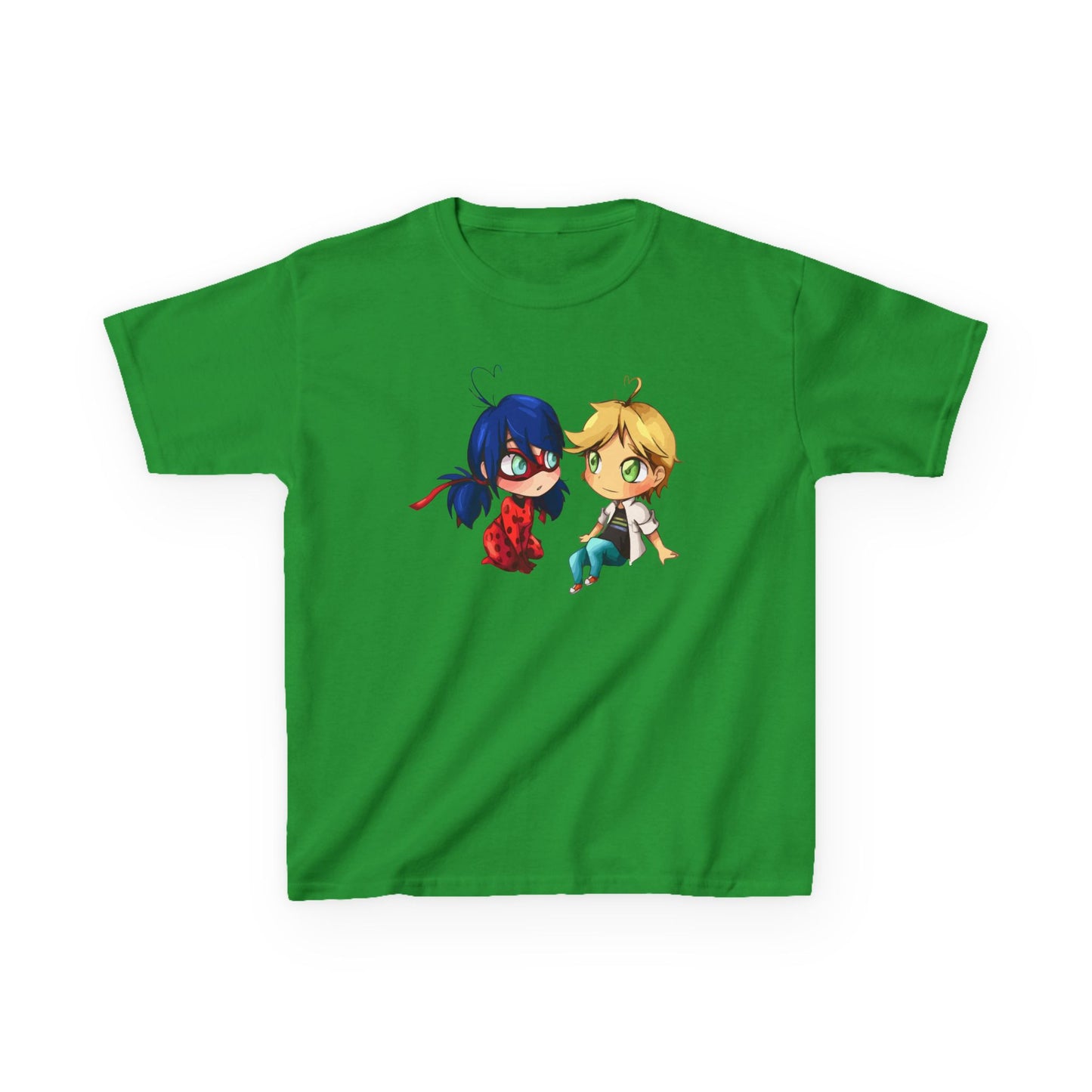 Kids Cute Chibi Characters Tee, Lightweight T-Shirt for Playtime, Gifts for Boys & Girls, Cartoon Lover Apparel, Birthday Outfit