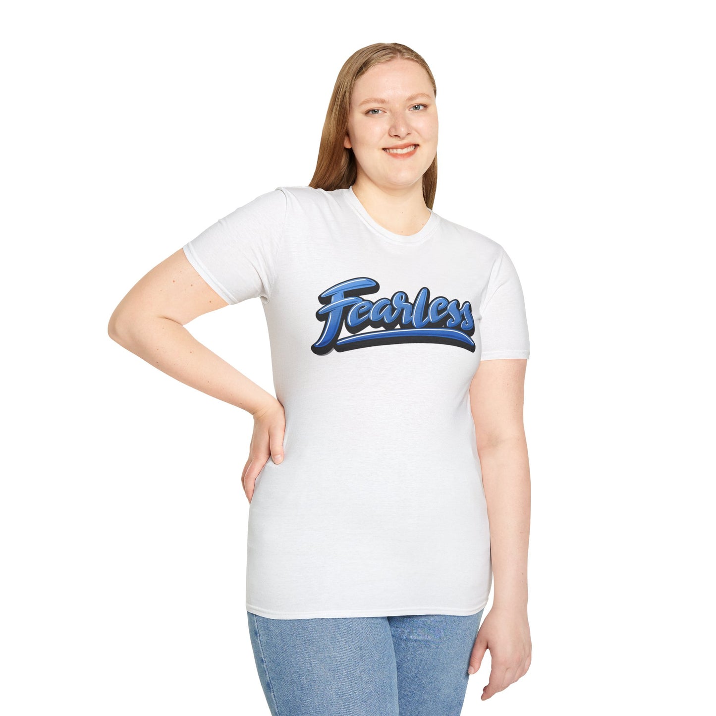 Fearless Unisex Softstyle T-Shirt - Inspiring Graphic Tee for Confident Self-Expression