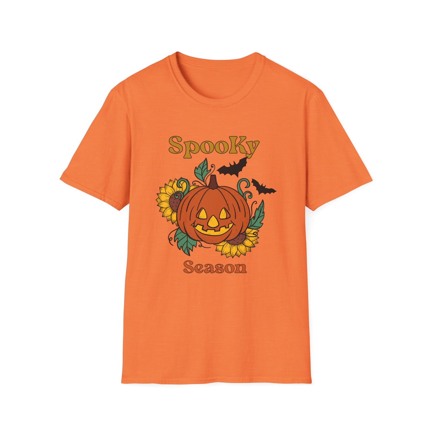 Spooky Season Unisex T-Shirt, Halloween Shirt, Pumpkin Tee, Fall Clothing, Festive Apparel