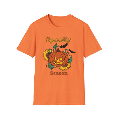 Spooky Season Unisex T-Shirt, Halloween Shirt, Pumpkin Tee, Fall Clothing, Festive Apparel