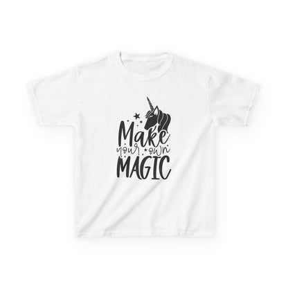 Kids Unicorn Magic Tee - 'Make Your Own Magic' Cotton Shirt