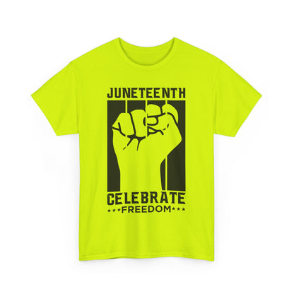Juneteenth Celebration Tee, Unisex Heavy Cotton Shirt, Freedom T-Shirt for Events, Equality Gift, Black History Month Apparel