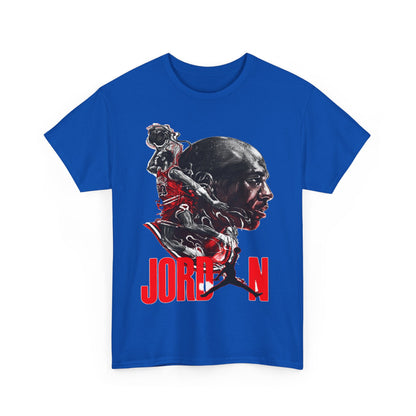 Jordan Inspired Unisex Heavy Cotton Tee - Retro Style Graphic Shirt