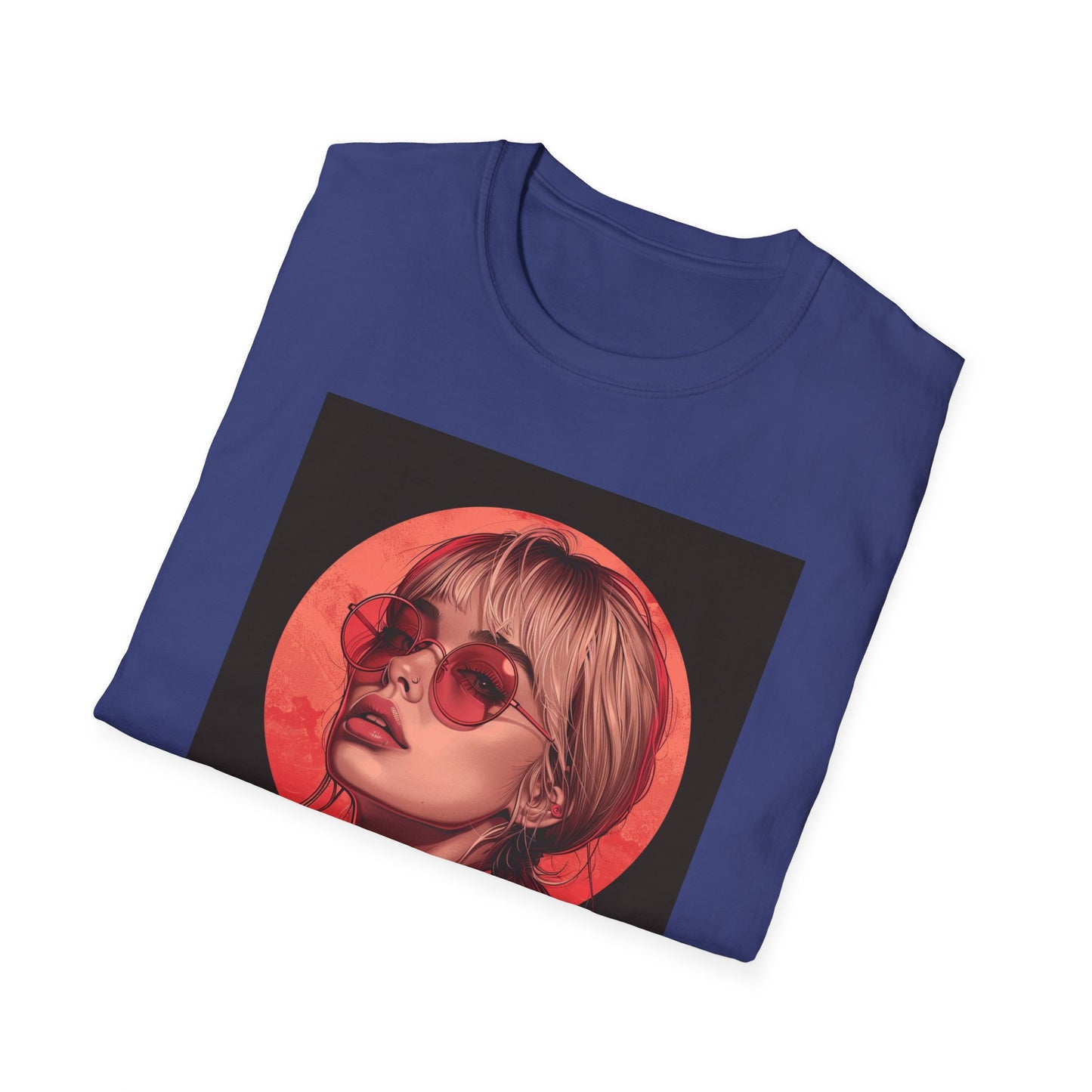 Retro Chic Graphic T-Shirt with Stylish Artwork