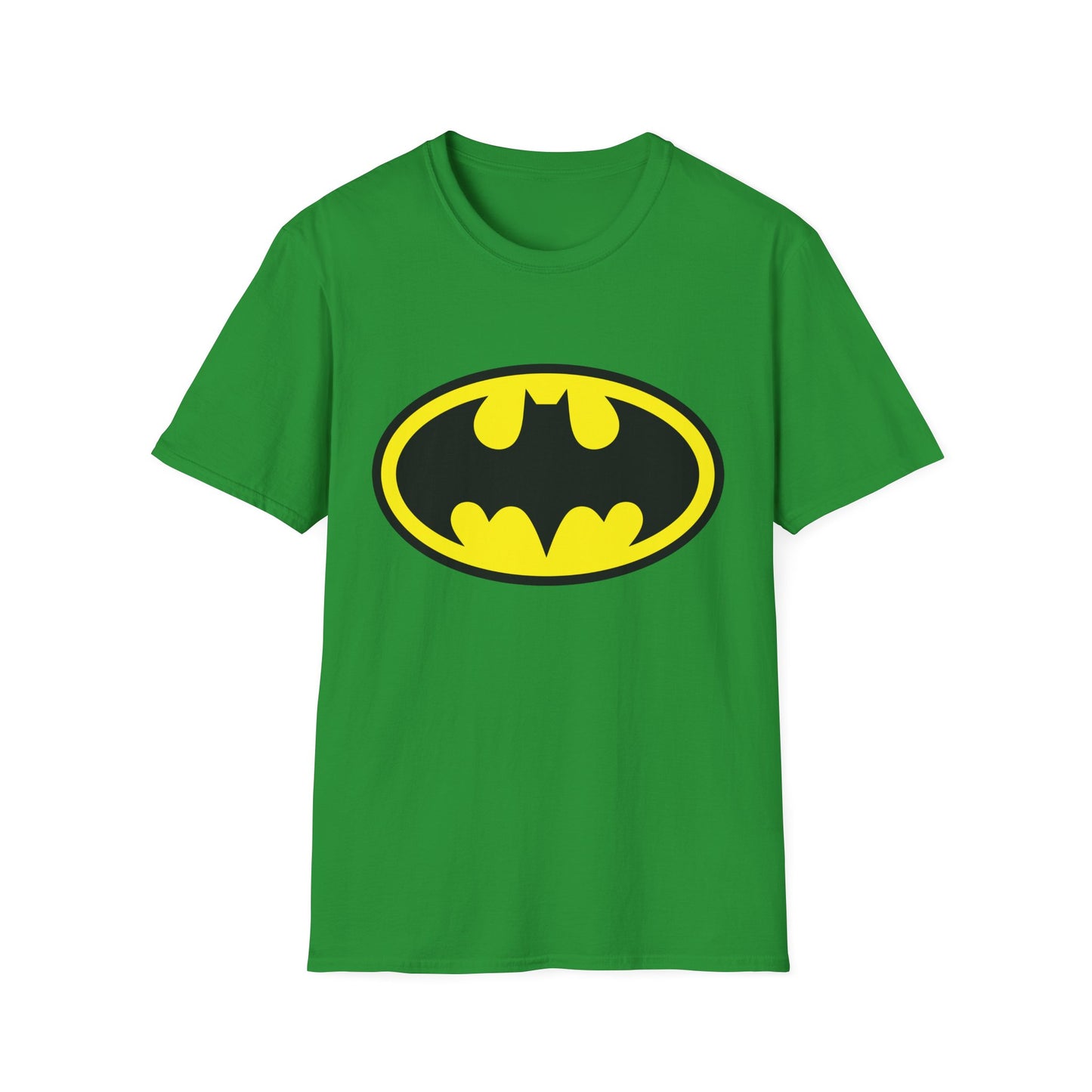 Batman Logo Unisex Softstyle T-Shirt | Fun Graphic Tee for Fans | Perfect Gift for Birthdays, Comic Con, Halloween