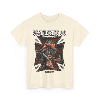 Bold Graphic Unisex Heavy Cotton Tee - Unique Streetwear Style