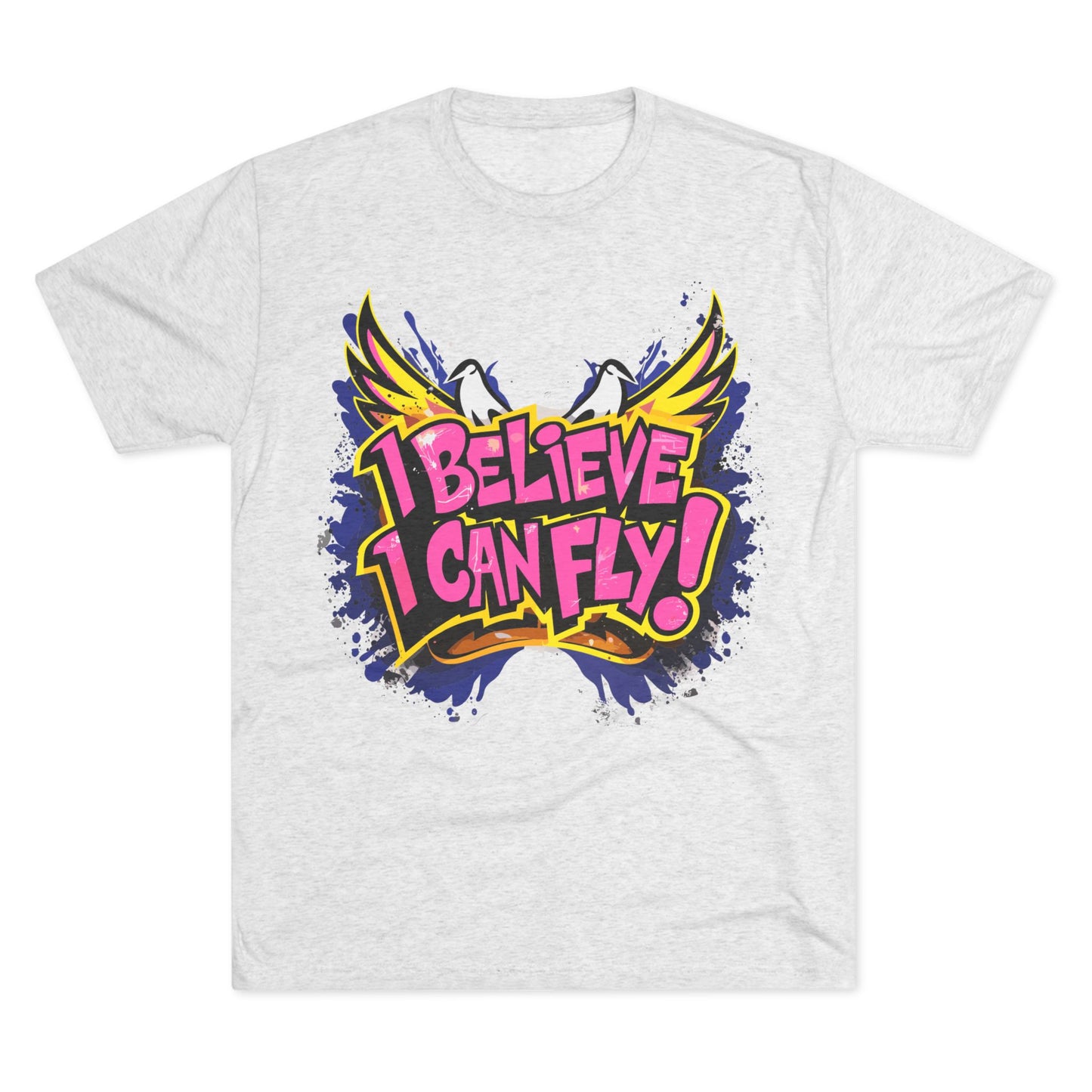 Inspirational Crew Tee - "I Believe I Can Fly" T-Shirt, Motivational Graphic Tee, Unisex Inspirational Wear, Gift for Dreamers, [...]