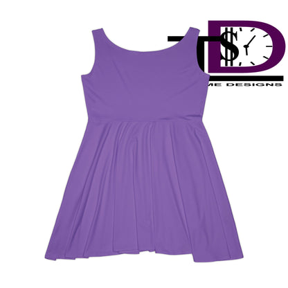 Royalty Queens Women's Skater Dress, Fun Summer Dress, Casual Dress, Birthday Gift, Festival Outfit, Queen Vibes, AOP Skater Dress