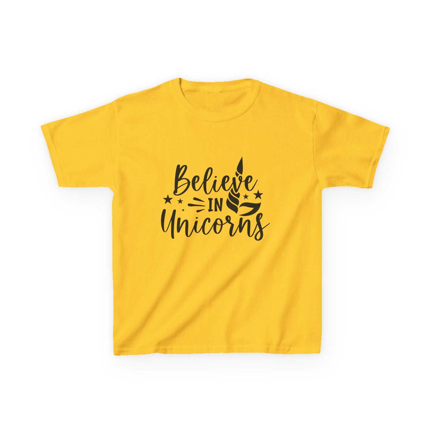 Believe in Unicorns Kids T-Shirt - Inspirational Cotton Tee for Dreamers