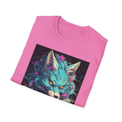Mystical Wolf T-Shirt | Unisex Softstyle Tee, Fantasy Apparel, Gift for Nature Lovers, Unique Statement Shirt, Casual Fashion
