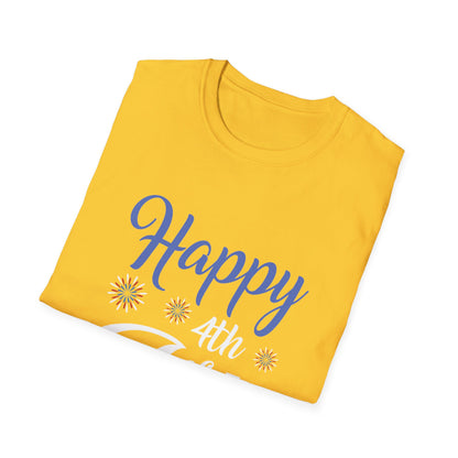 Happy Vibes Unisex Softstyle T-Shirt | Casual Wear, Gift for Friends, Birthday Gift, Positivity Shirt, Everyday Comfort