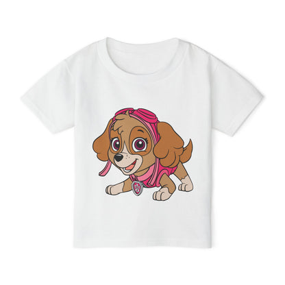 Cute Toddler T-Shirt with Playful Puppy Design, Kids Gift, Birthday Party Outfit, Everyday Wear, Animal Lover Tee