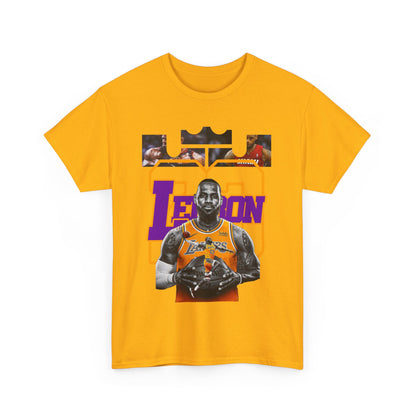 LeBron James Unisex Heavy Cotton Tee - Basketball Fan Apparel