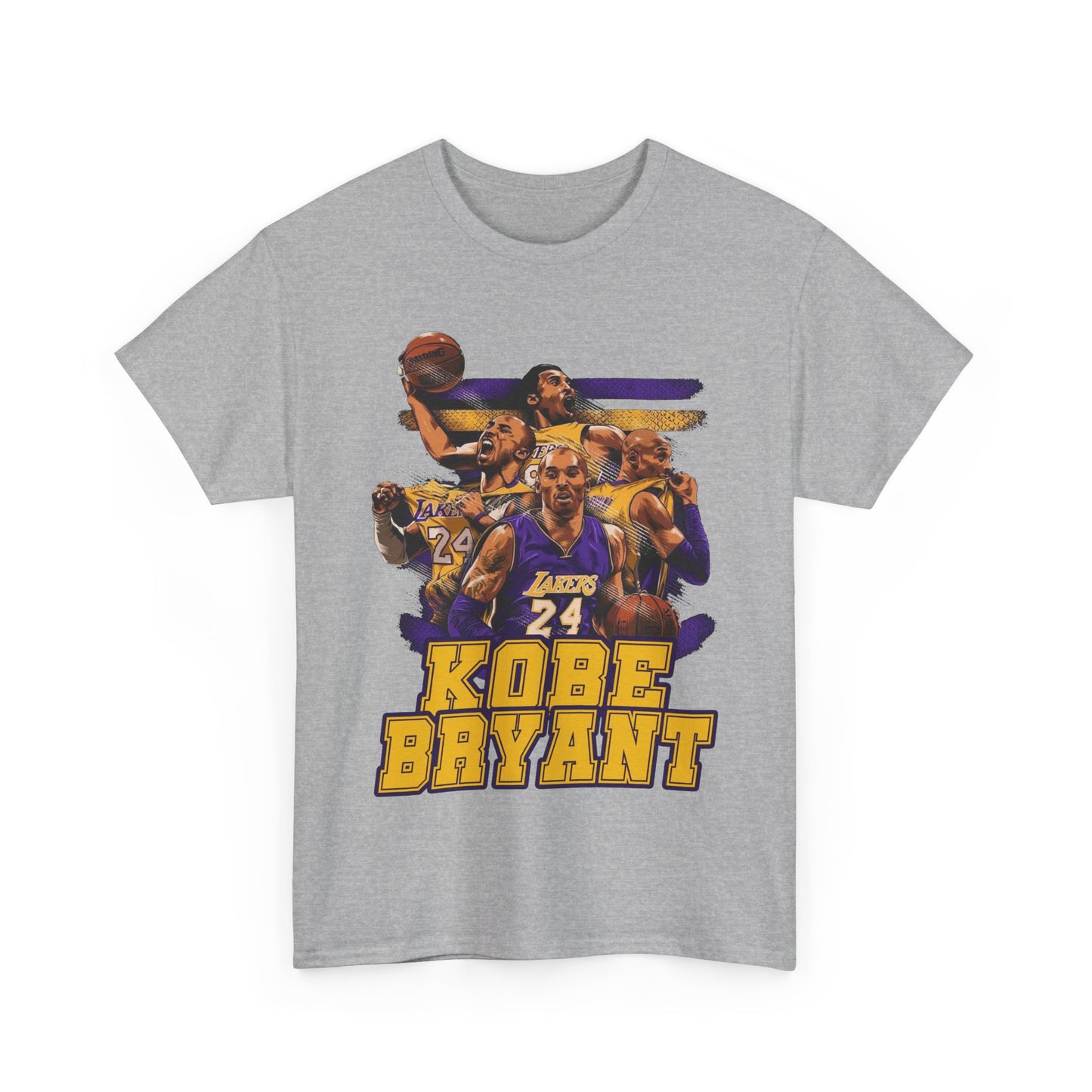 Kobe Bryant Tribute Unisex Heavy Cotton Tee - Basketball Legend Shirt