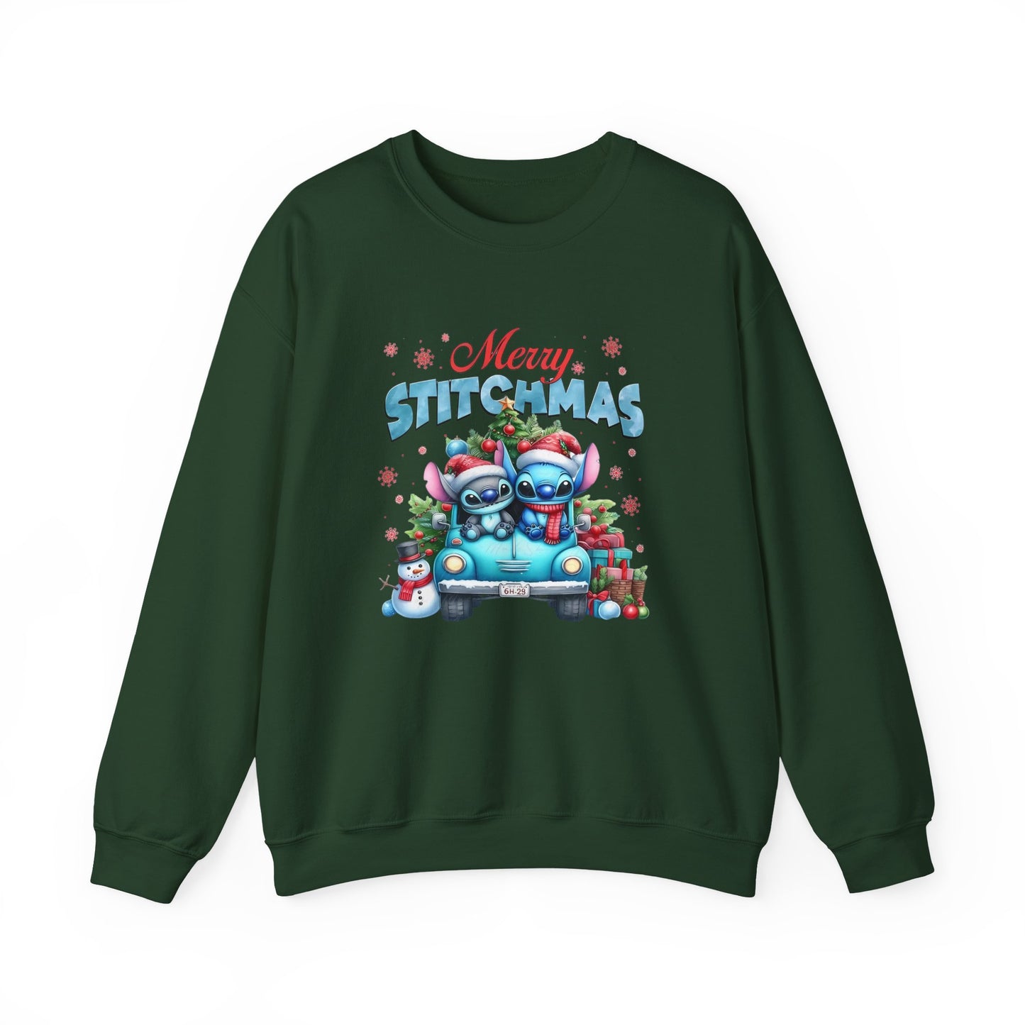 Merry Stitchmas Sweatshirt – Cute Stitch Holiday Crewneck