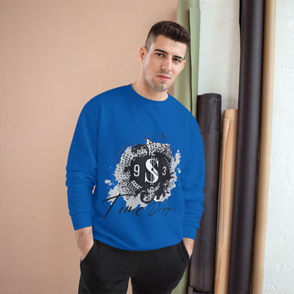 Stylish Graphic Champion Sweatshirt with Time Designs